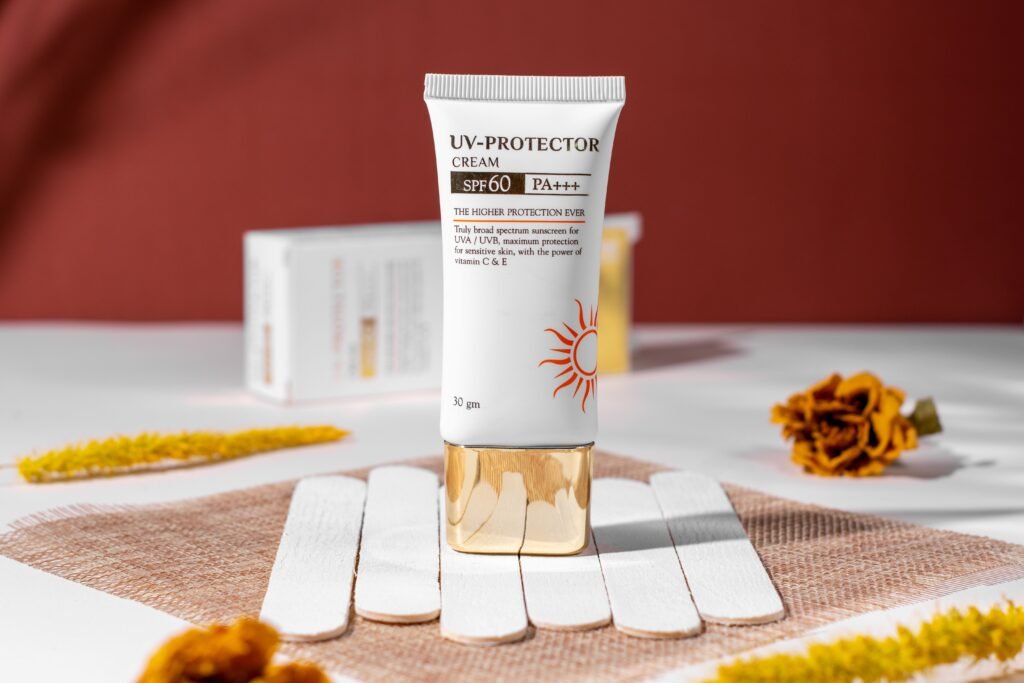 tube de crème solaire